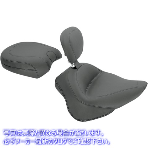 取寄せ ワイドソロシート - 背もたれ付き - ヴィンテージ - ブラック - スムース マスタング Wide Solo Seat - With Backrest - Vintage - Black - Smooth 79742 DRAG 08020765 71,578円