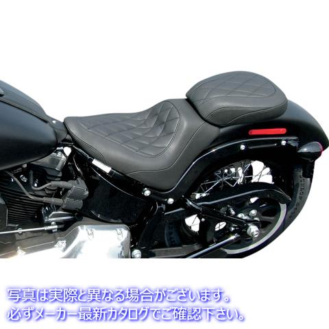 取寄せ シート - ワイドトリッパー ソロ - 背もたれなし - ダイヤモンド - ブラック マスタング Seat - Wide Tripper? Solo - without Backrest - Diamond - Black 76762 DRAG 08020769