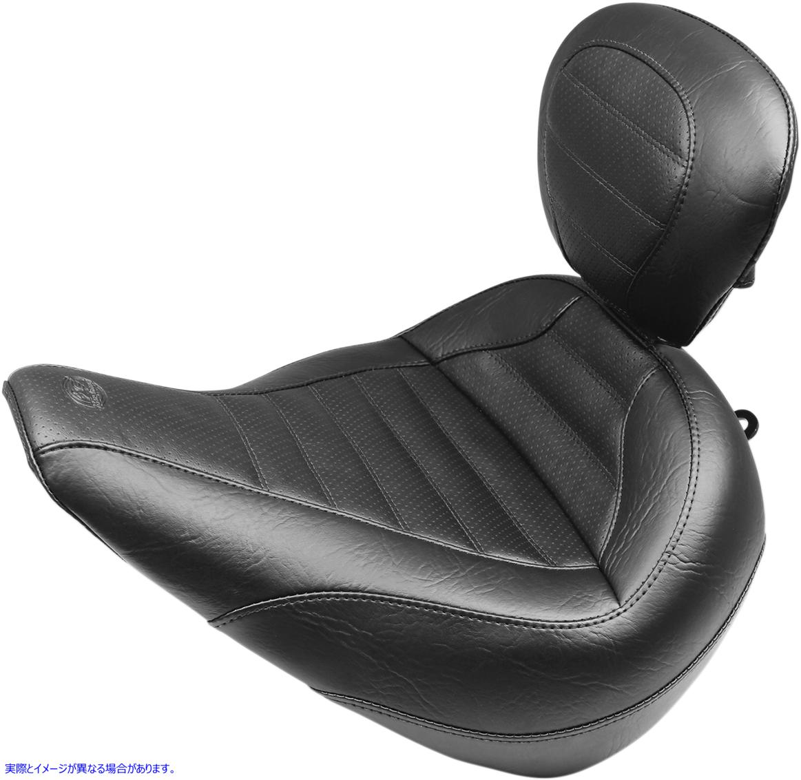 取寄せ ソロツーリングシート - 運転席バックレスト - FXBR マスタング Solo Touring Seat - Driver's Backrest - FXBR 79022 DRAG 08021090｜ハーレーパーツデポ
