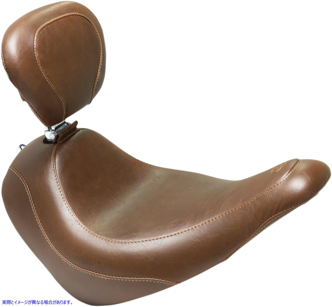 取寄せ ワイドトリッパーシート - 運転席バックレスト - ブラウン マスタング Wide Tripper Seat - Driver's Backrest - Brown 83037 DRAG 08021242