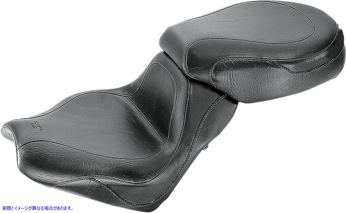 取寄せ 2ピースヴィンテージスポーツシート マスタング 2 Piece Vintage Sport Seat 75651 DRAG 08100278|ハーレーパーツデポ