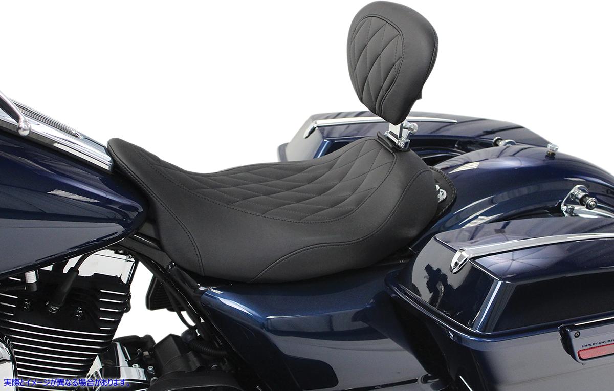 取寄せ ワイドトリッパーソロシート - 取り外し可能な運転席バックレスト付き - 08+ マスタング Wide Tripper? Solo Seat - With Removable Driver Backrest - '08+ 79725 DRAG 08101927