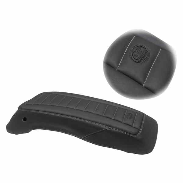 取寄せ サドルバッグ リッド カバー - ブラック/ガンメタル グレー - 14-21 FL マスタング Saddlebag Lid Covers - Black/Gunmetal Gray - '14-'21 FL 77640GM DRAG 35011907