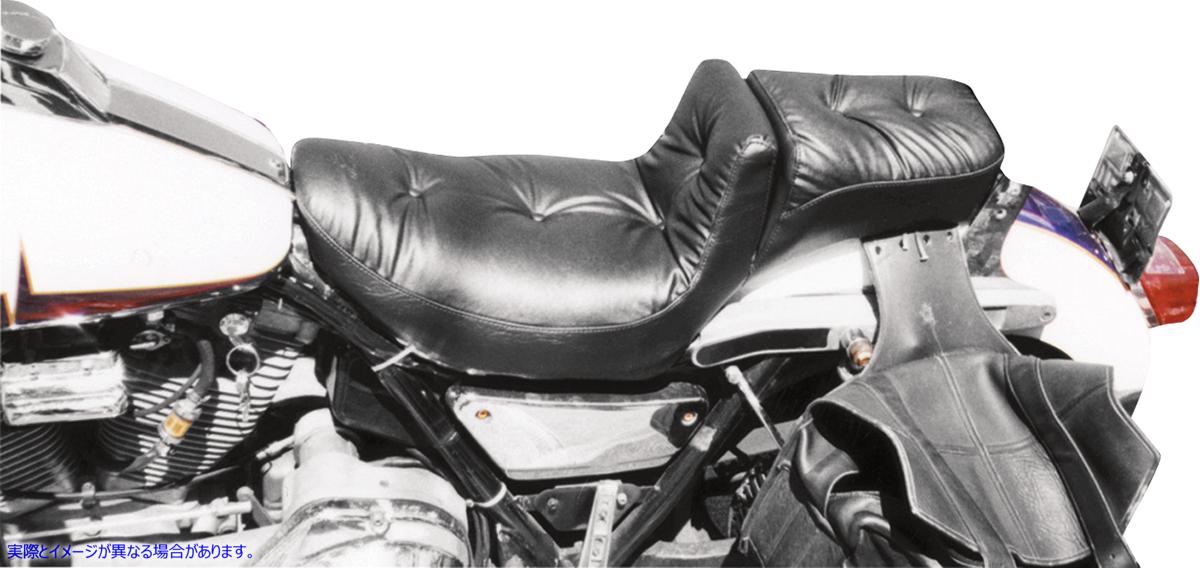 取寄せ 2ピース リーガル デューク ピローシート - FXR 82-94 マスタング 2 Piece Regal Duke Pillow Seat - FXR '82-'94 75083 DRAG DS900385