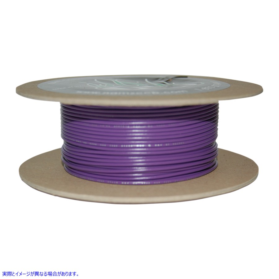 取寄せ 100フィートのワイヤースプール - 18ゲージ - バイオレット ナムズ 100' Wire Spool - 18 Gauge - Violet NWR-7-100 DRAG 21200614