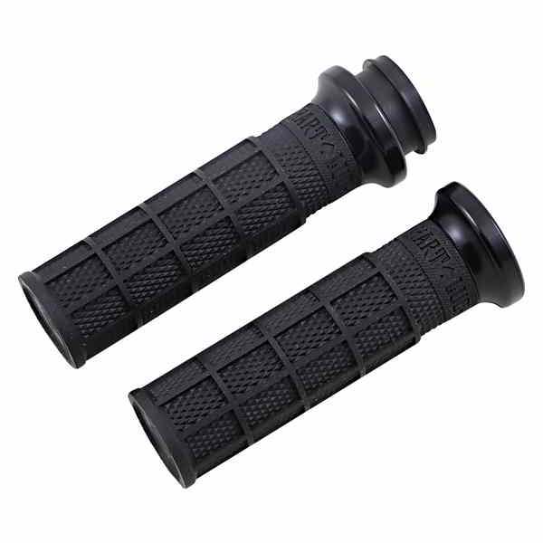 取寄せ Hart-Luck Signature V-Twin Lock-On グリップ - ケーブル - ブラック/ブラック オーディーアイ Hart-Luck Signature V-Twin Lock-On? Grips - Cable - Black/Black V31HCW-BB-B DRAG 06302691