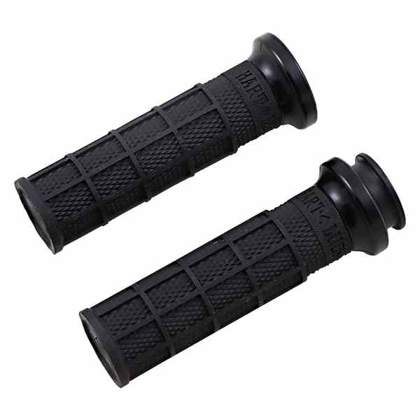 取寄せ Hart-Luck Signature V-Twin Lock-On グリップ（インディアン用） - ブラック/ブラック オーディーアイ Hart-Luck Signature V-Twin Lock-On? Grips for Indian - Black/Black V31ITW-BB-B DRAG 06302697
