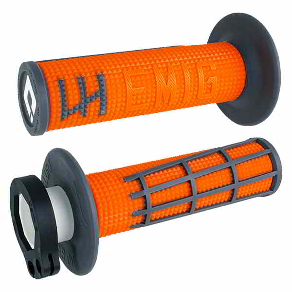 取寄せ EMIG 2.0 ロックオングリップ - オレンジ/グラファイト オーディーアイ EMIG 2.0 Lock-On Grips - Orange/Graphite H36E2OH DRAG 06303032