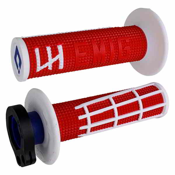 取寄せ EMIG 2.0 ロックオングリップ - レッド/ホワイト オーディーアイ EMIG 2.0 Lock-On Grips - Red/White H36E2RW DRAG 06303033