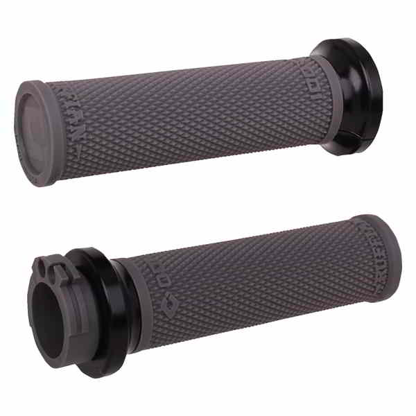 取寄せ Ruffian ロックオン ストリートグリップ - ケーブル - グラファイト/ブラック オーディーアイ Ruffian Lock-On Street Grips - Cable - Graphite/Black V30HCWH-B DRAG 06303398