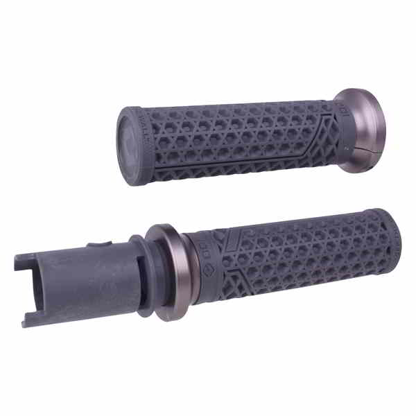 取寄せ Vans ハーレーダビッドソン グリップ - CVO ケーブル - グラファイト/ガンメタル オーディーアイ Vans Harley Davidson Grips - CVO Cable - Graphite/Gunmetal V31VHTCH-H DRAG 06303531|ハーレーパーツデポ