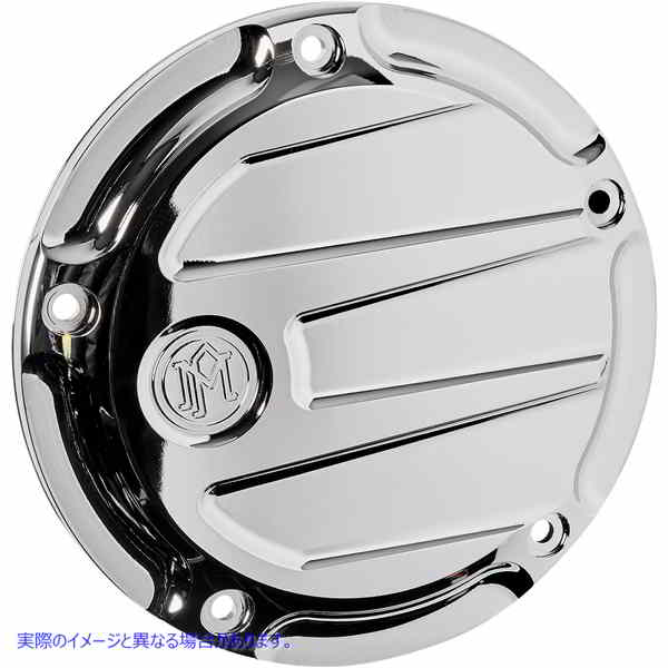 取寄せ ダービーカバー - クローム パフォーマンスマシーン (PM) Derby Cover - Chrome 0177-2075M-CH DRAG 11070668｜ハーレーパーツデポ