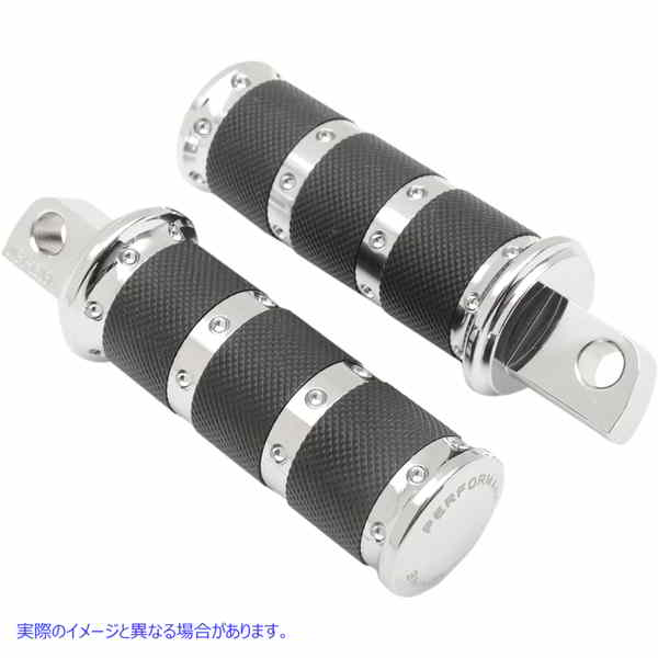 取寄せ フットペグ - クローム - XLS パフォーマンスマシーン (PM) Footpegs - Chrome - XLS 0035-1161-CH DRAG 16201455｜ハーレーパーツデポ
