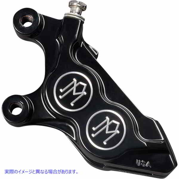 取寄せ 4ピストンキャリパー - コントラストカット - 左フロント パフォーマンスマシーン (PM) 4-Piston Caliper - Contrast Cut - Left Front 0052-2425-BM DRAG 17010671
