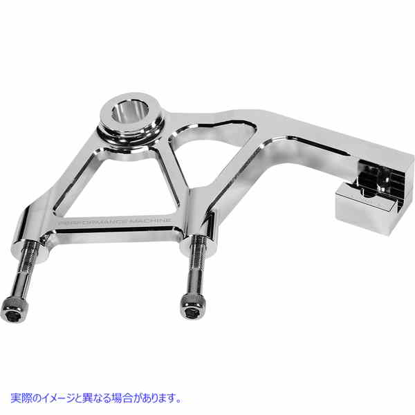 取寄せ リアラジアルマウントキャリパーブラケット - クローム パフォーマンスマシーン (PM) Rear Radial Mount Caliper Bracket - Chrome 0023-1828AGNM-A-CH DRAG 17010710