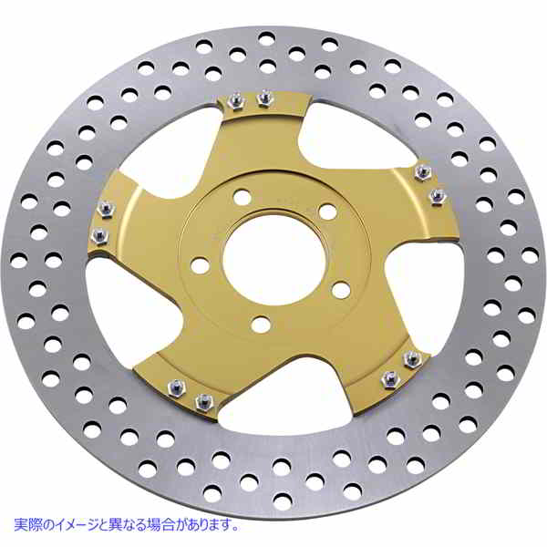 取寄せ ゴールドオプスローター - 11.8インチ - リア パフォーマンスマシーン (PM) Gold Ops Rotor - 11.8 - Rear 0133-1802FACRS-SMG DRAG 17103741｜ハーレーパーツデポ 47,011円