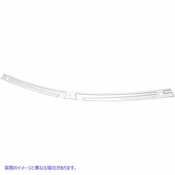 取寄せ フロントガラストリム - スカロップ - クローム - FL 14+ パフォーマンスマシーン (PM) Windshield Trim - Scallop - Chrome - FL '14+ 0209-2016SCA-CH DRAG 23500254