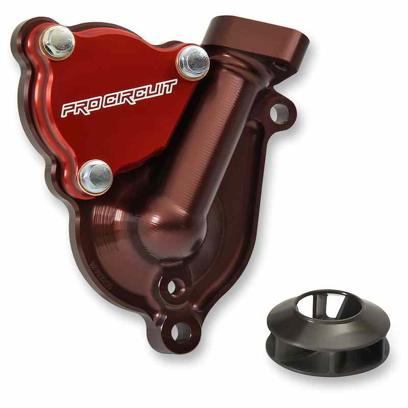取寄せ インペラ付きウォーターポンプカバー - カワサキ プロサーキット Water Pump Cover with Impeller - Kawasaki WPK17250 DRAG 09401611｜ハーレーパーツデポ