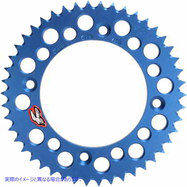 取寄せ リアスプロケット レンサル Sprocket - Blue - 46 Tooth 441U-428-46GPBU DRAG 12111722｜ハーレーパーツデポ