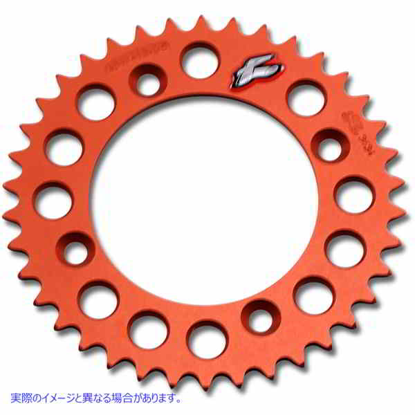 取寄せ リアスプロケット レンサル Rear Sprocket - Orange - 38 Tooth 491--415-38P-OR DRAG 12112490