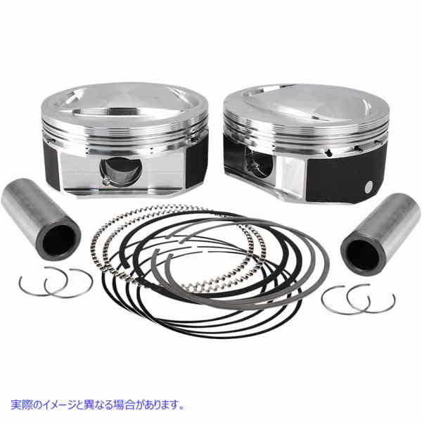 取寄せ 高圧縮ピストンキット エスアンドエス サイクル High Compression Piston Kit 920-0114 DRAG 09103979|ハーレーパーツデポ