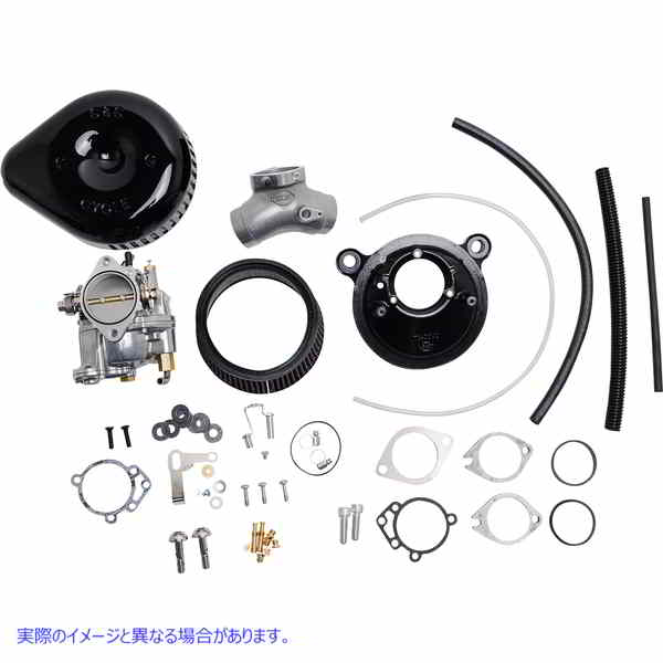取寄せ キャブレターGとステルスエアキット - ブラック - ビッグツイン 84-99 エスアンドエス サイクル Carburetor G and Stealth Air Kit - Black - Big Twin '84-'99 110-0148 DRAG 10010088｜ハーレーパーツデポ