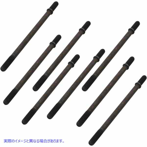 取寄せ シリンダースタッド - ビッグツイン - 8個パック エスアンドエス サイクル Cylinder Studs - Big Twin - 8-Pack 31-2321 DRAG 24010885|ハーレーパーツデポ