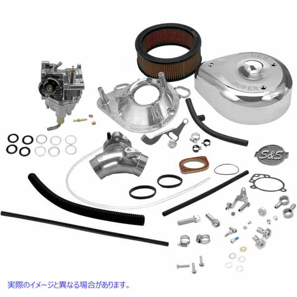 取寄せ 93-99 80インチ ビッグツイン用キャブレター「E」 エスアンドエス サイクル Carburetor E for '93-'99 80 Big-Twin 11-0419 DRAG DS0419|ハーレーパーツデポ