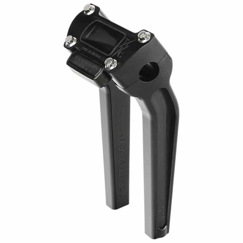 取寄せ ハンドルバーライザー - プルバック - 9-1/2インチ - ゲージカットアウト - ブラック スラッシン サプライ Handlebar Risers - Pull Back - 9-1/2 - Gauge Cutout - Black TSC-9500-1 DRAG 06021058