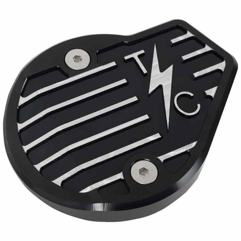 取寄せ カムカバー - Gen 2 - フィン付き - 2度カット - ブラック - M8 スラッシン サプライ Cam Cover - Gen 2 - Finned - Twice Cut - Black - M8 TSC-3029-4 DRAG 09402221|ハーレーパーツデポ