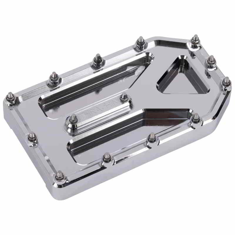 取寄せ アグレッサー ブレーキペダルパッド - クローム - ツーリング スラッシン サプライ Aggressor Brake Pedal Pad - Chrome - Touring TSC-2220-3 DRAG 16110108