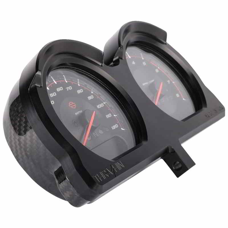 取寄せ ゲージ再配置キット - ブラック スラッシン サプライ Gauge Relocation Kit - Black TSC-2707-1 DRAG 22100631