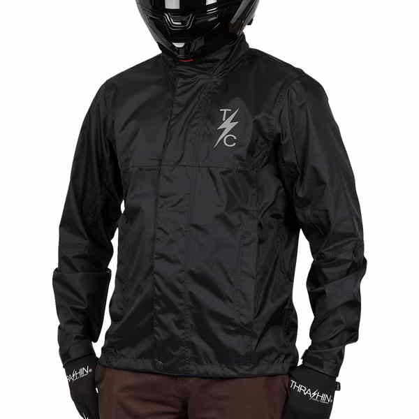 取寄せ ミッション WP レインジャケット - ブラック - ミディアム スラッシン サプライ Mission WP Rain Jacket - Black - Medium TMJ-15-09 DRAG 28540382｜ハーレーパーツデポ