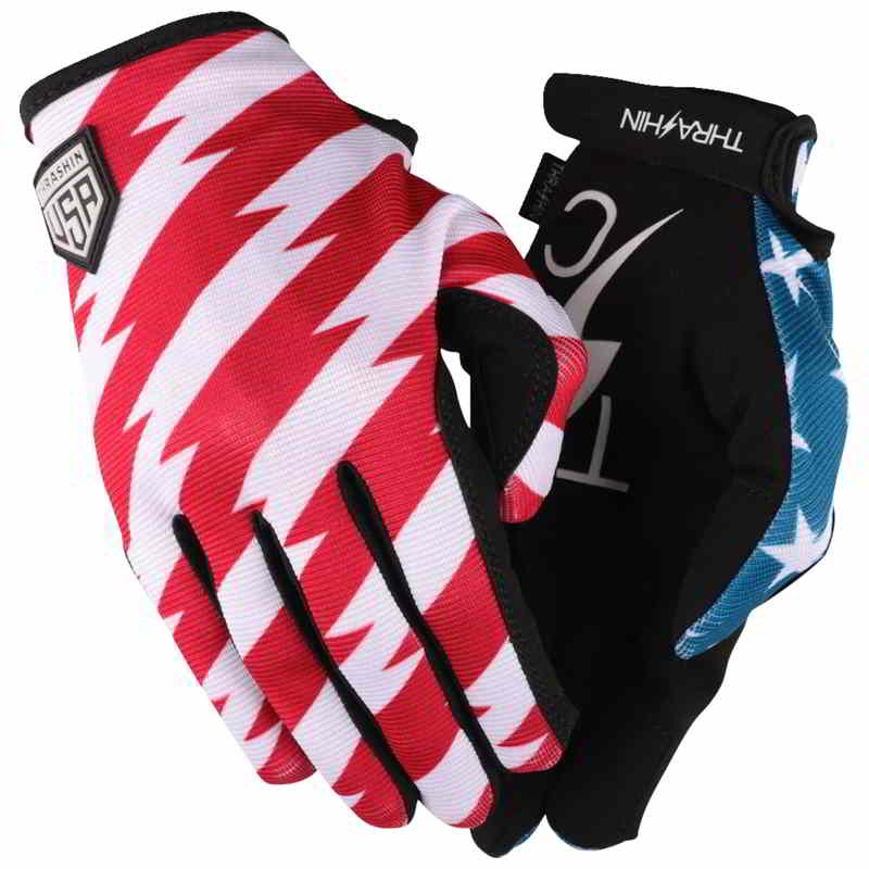 取寄せ スターズ＆ボルト ステルスグローブ - レッド/ブルー - Sサイズ スラッシン サプライ Stars & Bolts Stealth Gloves - Red/Blue - Small SV1-12-08 DRAG 33014660