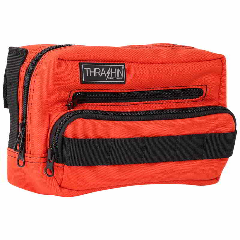 取寄せ ハンドルバーバッグ プラス - オレンジ スラッシン サプライ Handlebar Bag Plus - Orange THB-0028 DRAG 35100207