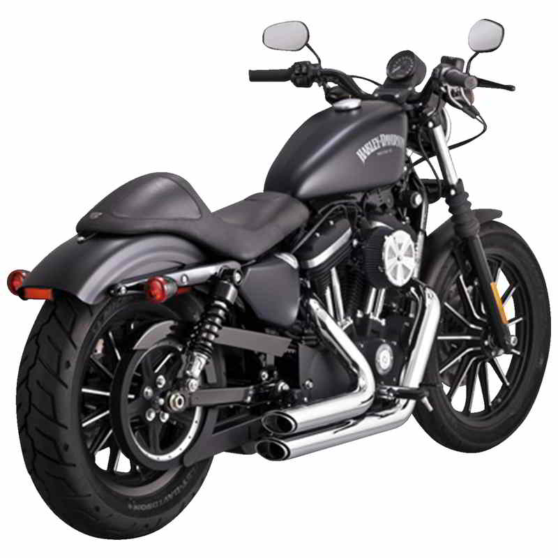 取寄せ ショートショット スタッガードエキゾーストシステム - クローム バンス アンド ハインズ Shortshots Staggered Exhaust System - Chrome 17329 DRAG 18002579|ハーレーパーツデポ