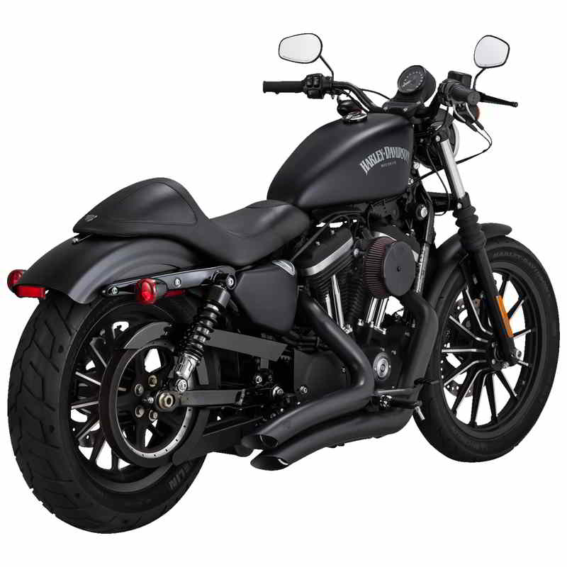 取寄せ ビッグラディウスエキゾーストシステム - ブラック バンス アンド ハインズ Big Radius Exhaust System - Black 46367 DRAG 18002591