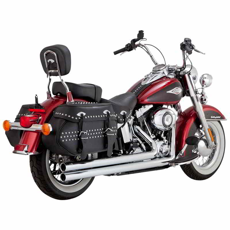 取寄せ ビッグショット スタッガードエキゾーストシステム - クローム バンス アンド ハインズ Big Shots Staggered Exhaust System - Chrome 17323 DRAG 18002606