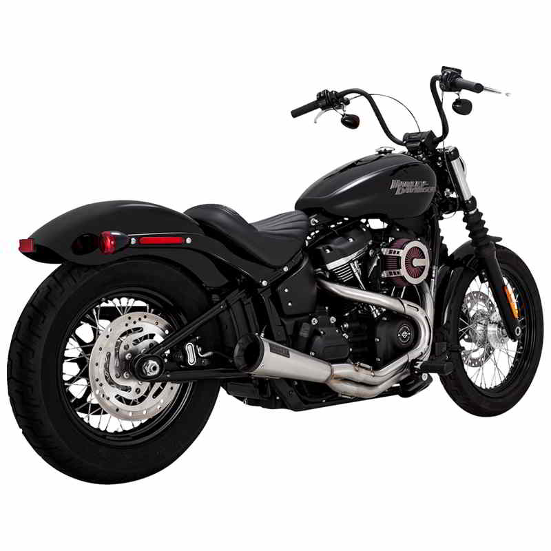 取寄せ 2-into-1 アップスイープ排気システム - ブラッシュド - ステンレススチール バンス アンド ハインズ 2-into-1 Upsweep Exhaust System - Brushed - Stainless Steel 27323 DRAG 18002608 146,042円