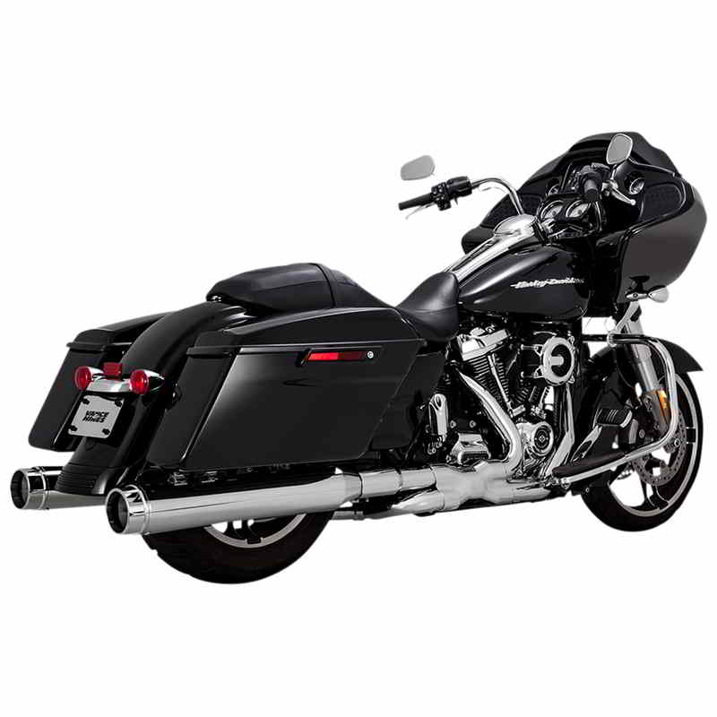 取寄せ FL用4.5インチトルカーマフラ??ー - クローム バンス アンド ハインズ 4.5 Torquer Mufflers for FL - Chrome 16674 DRAG 18011456