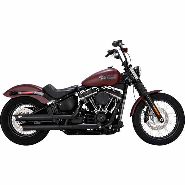 取寄せ 3インチ ツインスラッシュ スリップオンマフラー - ブラック バンス アンド ハインズ 3 Twin Slash Slip-On Mufflers - Black 46376 DRAG 18011534