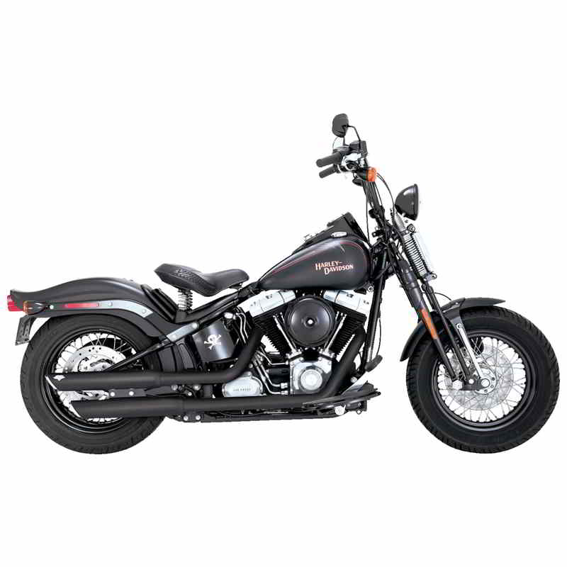 取寄せ バンス アンド ハインズ MUFFLERS 3 TWIN SLASH BLACK DLX CRSBNS SLM 46842 DRAG 18011781