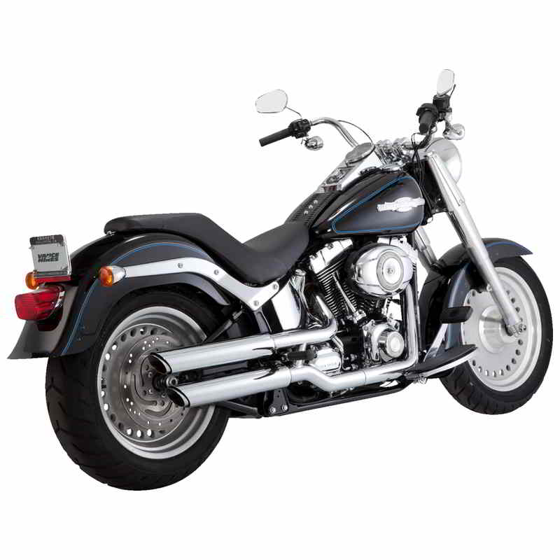 取寄せ バンス アンド ハインズ MUFFLERS 3 TWIN SLASH CHROME FATBOY DEUCE 16844 DRAG 18011782