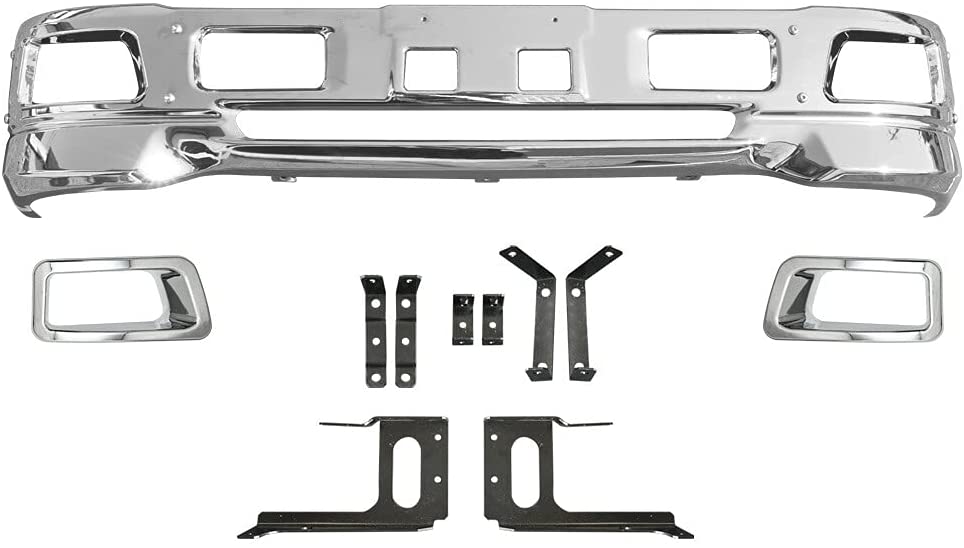 07エルフ 標準 メッキ フロントバンパー フォグランプ対応 エアダム一体型 JP-IS004-006｜パーツエアロ　店