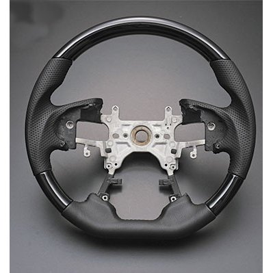 ホンダ オデッセイ RC1 RC2 RC3 RC4 ステアリング ガングリップ 黒木目SH18A