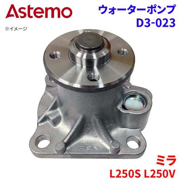 【最大7,500円OFFクーポン 7/18～】Astemo ウォーターポンプ ミラ L250S L250V ダイハツ ウォーターポンプ D3-023 Astemo製 日立 A1A1 パーツキング｜パーツキング店