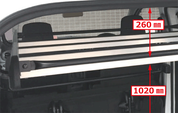ROCKY/ロッキー インナーキャリア RW-10V 日産 NV200バネット VM20系 バン専用 三菱 旧デリカバン BVM20系 バン専用 室内用キャリア パーツキング