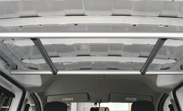 ROCKY/ロッキー ハンガーバー RW-13V 日産 NV200バネット VM20系 バン専用 三菱 旧デリカバン BVM20系 バン専用 室内用キャリア パーツキング