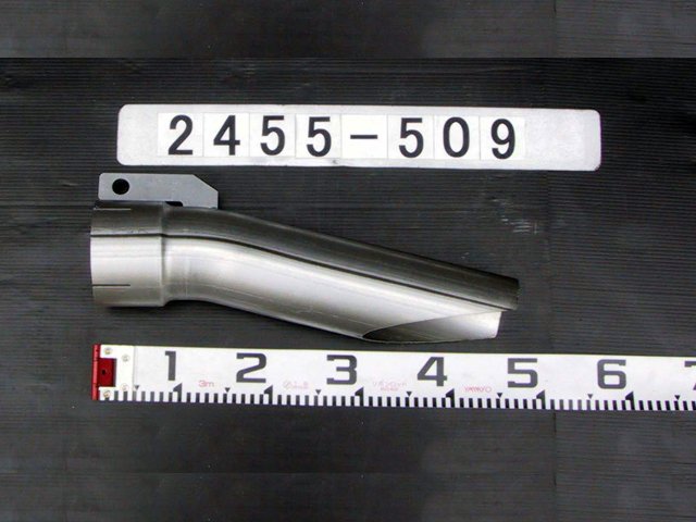 【最大7,500円OFFクーポン 7/18～】YSK（山脇産業） テールパイプ 2455-509三菱ふそう 大型 FP50J/FS50J/FS54J/FS55J/FT50J/FT54J/FU50J/FU54J/FU55J/FV50J/FV54J/FY50J/FY54J ME409101 パーツキング｜パーツキング店