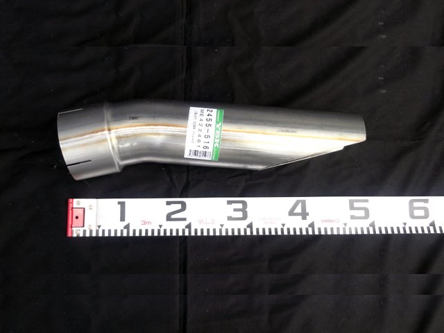 【最大7,500円OFFクーポン 7/18~】YSK(山脇産業) テールパイプ 2455-516三菱ふそう 大型 FP50J FS50J FS54J FS55J FT50J FT54J FU50J FU54J FU55J FV50J FV54J FV55J FY50J FY54J ME422461 パーツキング|パーツキング店